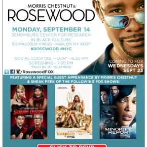 Rosewood Screening/Reception with Morris Chestnut